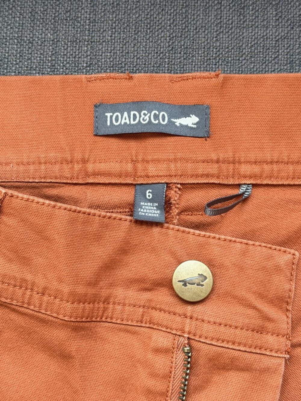 Toad&Co Skinny Ankle Pants, Cinnamon, Size 6,  NWOT - Picture 10 of 10